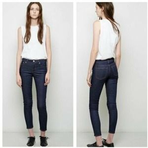 Acne Studio pin raw reform high waist denim jeans